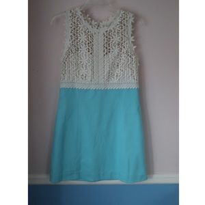 Lilly Pulitzer Breakers Lace Top Shift Dress Sz 6